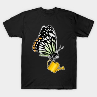 Butterfly Watering can T-Shirt